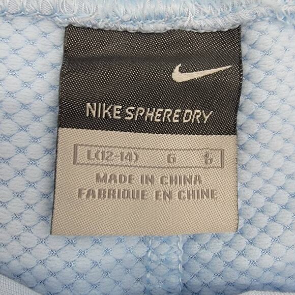 Nike Sphere Dry Mesh Baby Blue Kick Boot Pants Size Large 12-14 - Picture 4 of 6